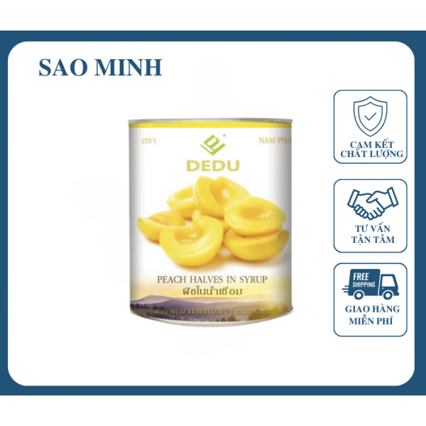 Đào Ngâm Dedu 900Gr